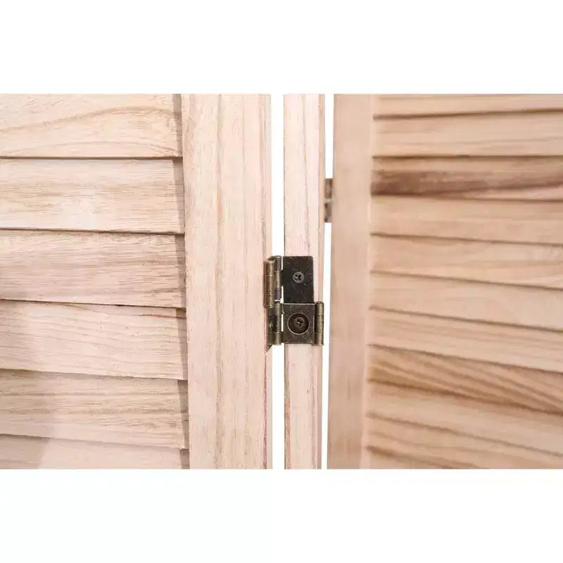 Divisorio autoportante a 1 anta in legno naturale, alto 180 cm