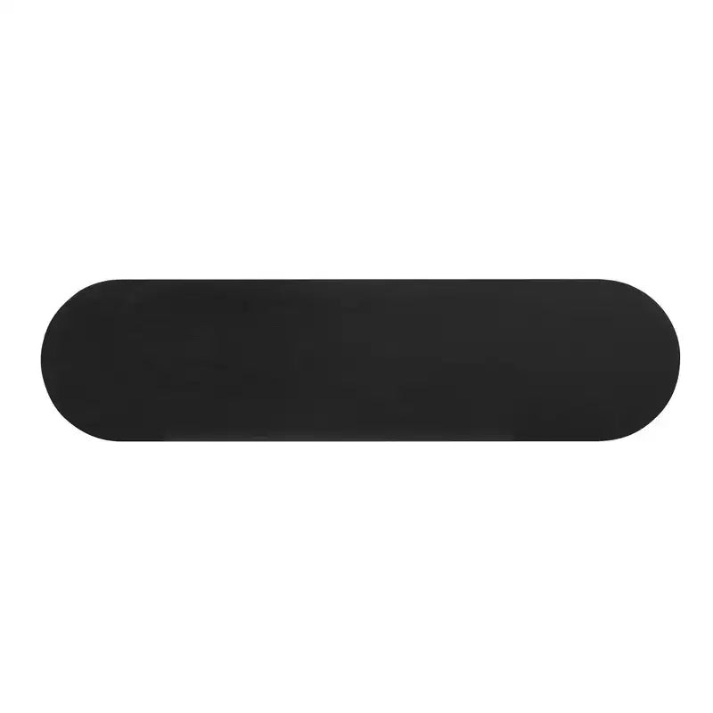 Console Nera Semicircolare con 2 Cassetti Contenitori