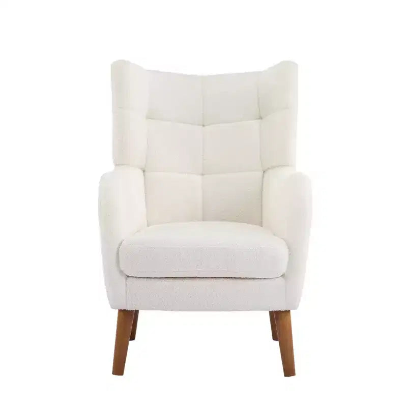 Poltrona singola Ivory Teddy Sherpa
