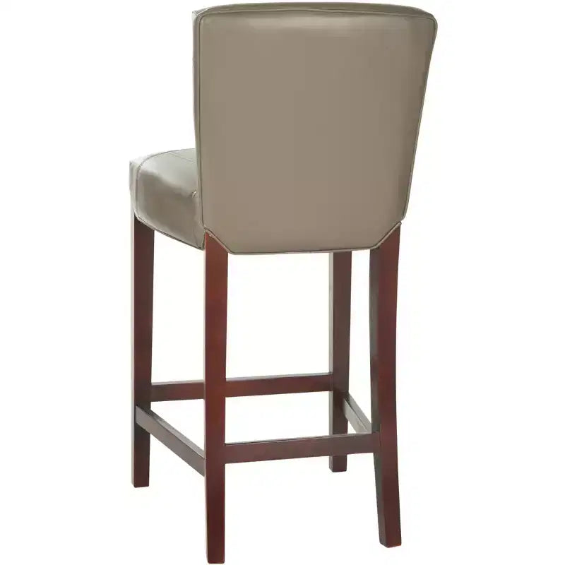 Sgabello da bar senza braccioli in pelle bicast Clay - Posto singolo